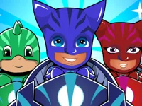 Pj masks kids Car Racing 3d image
