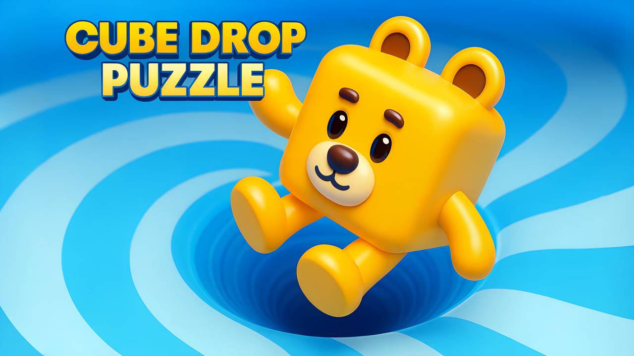 Image Cube Drop Puzzle