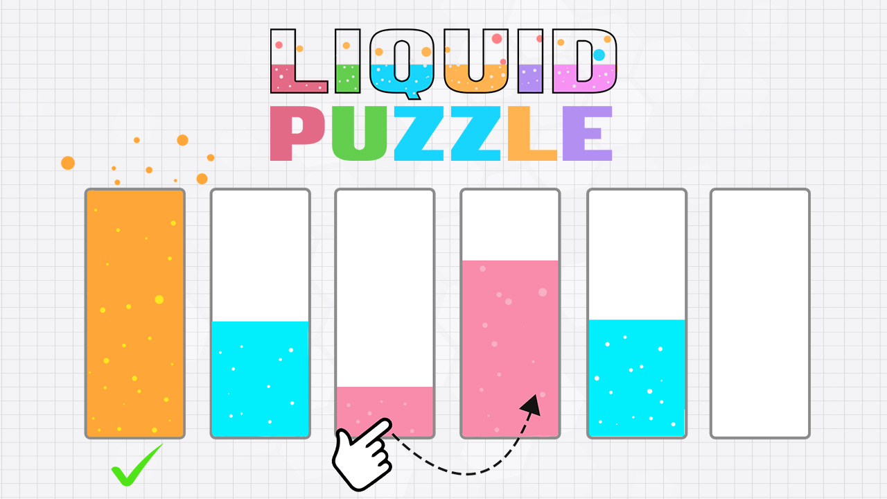 Image Liquid puzzle sort the color