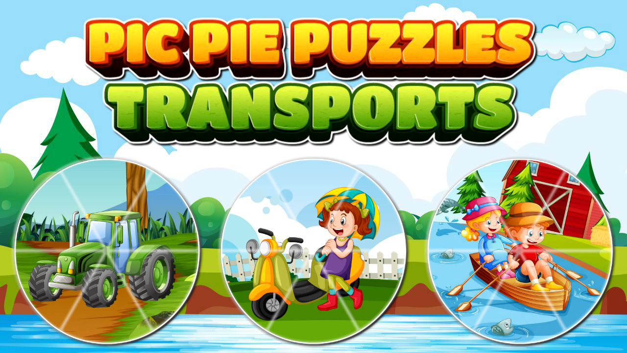 Image Pic Pie Puzzles Transports
