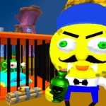 Sponge Neighbor Escape 3D